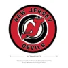 Evergreen Ultra-Thin Edgelight LED Wall Decor, Round, New Jersey Devils- 23 X 23 Inches Made In USA