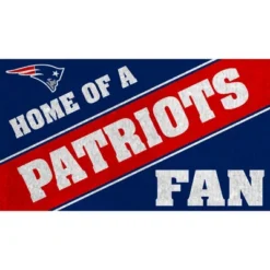 Evergreen New England Patriots Team Turf Mat- 28 X 16 Inches Indoor Outdoor Doormat -Optimal Home Decoration GUEST 56287bbc 171f 4ee5 b789 b6225e5cabd0