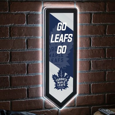 Evergreen Ultra-Thin Glazelight LED Wall Decor, Pennant, Toronto Maple Leafs- 9 X 23 Inches Made In USA 5 Evergreen Ultra-Thin Glazelight LED Wall Decor, Pennant, Toronto Maple Leafs- 9 X 23 Inches Made In USA - Image 5