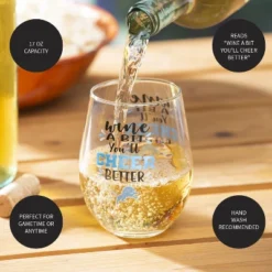 Evergreen Detroit Lions, 17oz Boxed Stemless Wine 11 Evergreen Detroit Lions, 17oz Boxed Stemless Wine -Optimal Home Decoration GUEST 57a2dfe7 3e21 4172 b0ba 64402483d8e3