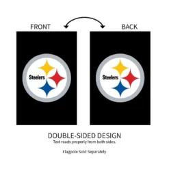 Evergreen NFL Pittsburgh Steelers Applique House Flag 28 X 44 Inches Outdoor Decor For Homes And Gardens -Optimal Home Decoration GUEST 5811c313 bfb3 435d 9d90 56abfec44ebf