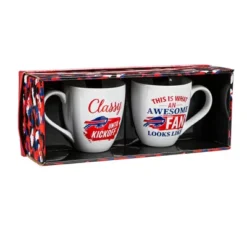 Evergreen Buffalo Bills, Ceramic Cup O'Java 17oz Gift Set