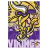 Evergreen NFL Minnesota Vikings Garden Suede Flag 12.5 X 18 Inches Indoor Outdoor Decor