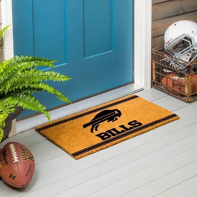 Evergreen Buffalo Bills Logo Turf Mat, Brown- 28 X 16 Inches Indoor Outdoor Doormat 4 Evergreen Buffalo Bills Logo Turf Mat, Brown- 28 X 16 Inches Indoor Outdoor Doormat - Image 4