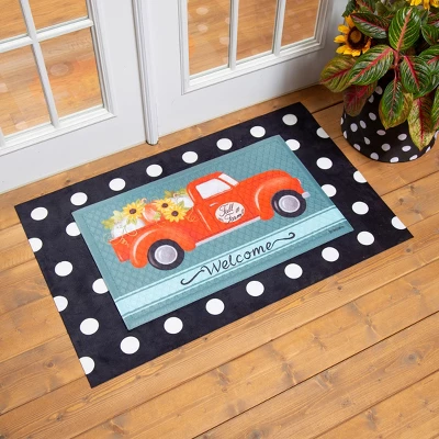 Evergreen Black & White Dots Layering Mat 11.5 X 9.5 Inches Indoor And Outdoor Decor 1 Evergreen Black & White Dots Layering Mat 11.5 X 9.5 Inches Indoor And Outdoor Decor