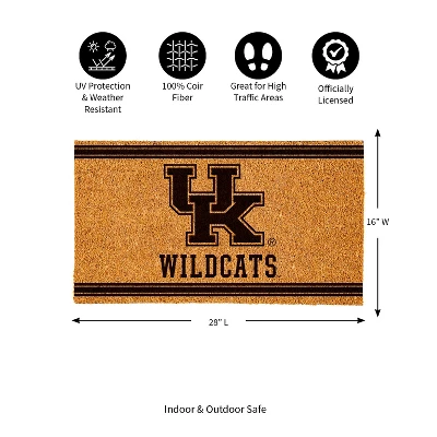 Evergreen University Of Kentucky Logo Turf Mat, Brown- 28 X 16 Inches Indoor Outdoor Doormat 2 Evergreen University Of Kentucky Logo Turf Mat, Brown- 28 X 16 Inches Indoor Outdoor Doormat - Image 2