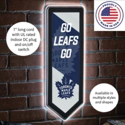 Evergreen Ultra-Thin Glazelight LED Wall Decor, Pennant, Toronto Maple Leafs- 9 X 23 Inches Made In USA 8 Evergreen Ultra-Thin Glazelight LED Wall Decor, Pennant, Toronto Maple Leafs- 9 X 23 Inches Made In USA -Optimal Home Decoration GUEST 642329d0 38a6 43eb ac02 23ba06b11de9