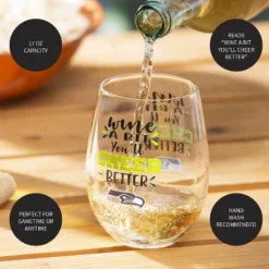 Evergreen Seattle Seahawks, 17oz Boxed Stemless Wine -Optimal Home Decoration GUEST 660002f3 e871 473a 831b acadd9c76082
