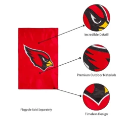Evergreen NFL Arizona Cardinals Applique House Flag 28 X 44 Inches Outdoor Decor For Homes And Gardens -Optimal Home Decoration GUEST 68a8af3b d6e7 4996 9143 526440a0c5ca