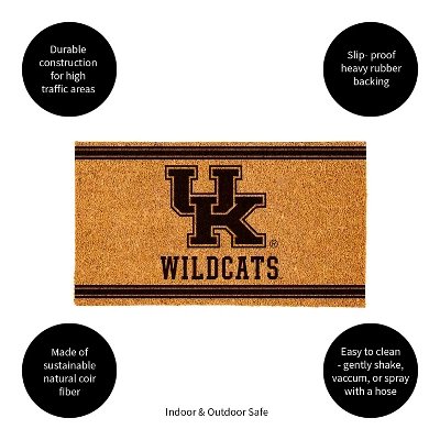 Evergreen University Of Kentucky Logo Turf Mat, Brown- 28 X 16 Inches Indoor Outdoor Doormat 3 Evergreen University Of Kentucky Logo Turf Mat, Brown- 28 X 16 Inches Indoor Outdoor Doormat - Image 3