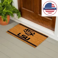 Evergreen Louisiana State University Logo Turf Mat, Brown- 28 X 16 Inches Indoor Outdoor Doormat -Optimal Home Decoration GUEST 6b634eaa 538d 4042 9e21 228b35c94453