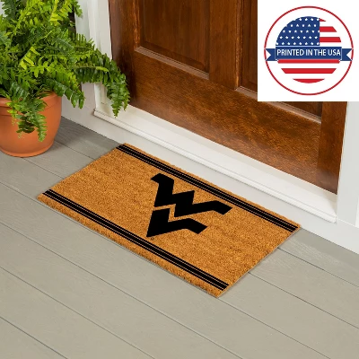 Evergreen West Virginia University Logo Turf Mat, Brown- 28 X 16 Inches Indoor Outdoor Doormat 5 Evergreen West Virginia University Logo Turf Mat, Brown- 28 X 16 Inches Indoor Outdoor Doormat - Image 5