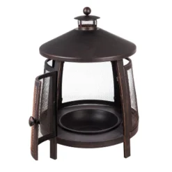 Evergreen Tall Fire Pit With Chimney- 22 X 31 X 22 Inches Outdoor Safe And Weather Resistant With Spark Guard, Fire Pan, And Poker 10 Evergreen Tall Fire Pit With Chimney- 22 X 31 X 22 Inches Outdoor Safe And Weather Resistant With Spark Guard, Fire Pan, And Poker -Optimal Home Decoration GUEST 6f9b9787 6f35 4014 a880 f2205e400c16