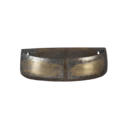 Evergreen Set Of 3 Wall Metal Planter- 12 X 4 X 5, 10 X 10 X 10, 11 X 11 X 11 Inches Fade And Weather Resistant Outdoor Decor 2 Evergreen Set Of 3 Wall Metal Planter- 12 X 4 X 5, 10 X 10 X 10, 11 X 11 X 11 Inches Fade And Weather Resistant Outdoor Decor - Image 2