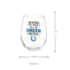 Evergreen Indianapolis Colts, 17oz Boxed Stemless Wine