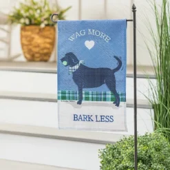 Evergreen Wag More, Bark Less Garden Burlap Flag 12.5 X 18 Inches Indoor Outdoor Decor 12 Evergreen Wag More, Bark Less Garden Burlap Flag 12.5 X 18 Inches Indoor Outdoor Decor -Optimal Home Decoration GUEST 7463d5c6 094c 4f71 823a 6034735c4719