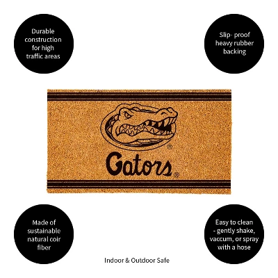 Evergreen University Of Florida Logo Turf Mat, Brown- 28 X 16 Inches Indoor Outdoor Doormat 3 Evergreen University Of Florida Logo Turf Mat, Brown- 28 X 16 Inches Indoor Outdoor Doormat - Image 3