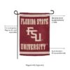 Evergreen Embossed Suede Flag, GDN Size, Florida State University