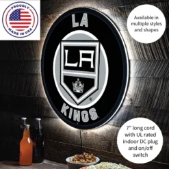 Evergreen Ultra-Thin Edgelight LED Wall Decor, Round, Los Angeles Kings- 23 X 23 Inches Made In USA -Optimal Home Decoration GUEST 7b28087f 0533 4791 a6fd b3def9259a57