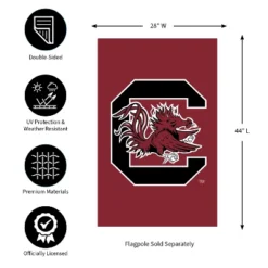 Evergreen NCAA University Of South Carolina Applique House Flag 28 X 44 Inches Outdoor Decor For Homes And Gardens -Optimal Home Decoration GUEST 7f9b049b d9d7 4681 be2d 467bf85e4656