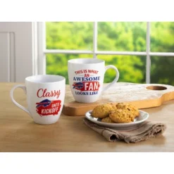 Evergreen Buffalo Bills, Ceramic Cup O'Java 17oz Gift Set -Optimal Home Decoration GUEST 82d2f110 8739 42f7 91c2 d6e95d6ef577