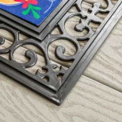 Evergreen Indoor Outdoor Doormat Bundle Set Of 5 - Frame And 4 Welcome Seasonal Inserts Pumpkins Lemonade Snowman Floral -Optimal Home Decoration GUEST 83975a99 2165 4d07 8174 c8e0c8c4f0c7