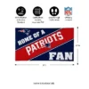 Evergreen New England Patriots Team Turf Mat- 28 X 16 Inches Indoor Outdoor Doormat