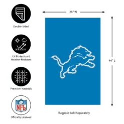 Evergreen NFL Detroit Lions Applique House Flag 28 X 44 Inches Outdoor Decor For Homes And Gardens -Optimal Home Decoration GUEST 854e8b92 b7c4 4c75 a0cd 2688a1f61012