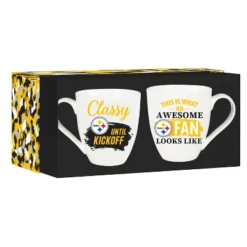 Evergreen Pittsburgh Steelers, Ceramic Cup O'Java 17oz Gift Set -Optimal Home Decoration GUEST 867f5dbc 1afa 4a04 a9ec 3339b7a33206