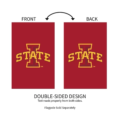 Evergreen NCAA Iowa State University Applique House Flag 28 X 44 Inches Outdoor Decor For Homes And Gardens 3 Evergreen NCAA Iowa State University Applique House Flag 28 X 44 Inches Outdoor Decor For Homes And Gardens - Image 3