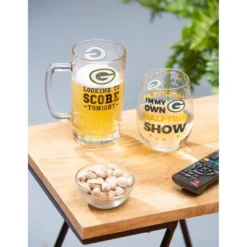 Evergreen Green Bay Packers, Stemless 17OZ Wine & Beer 16 OZ Gift Set -Optimal Home Decoration GUEST 883f305f 09b5 486c 8cdd 8daaa4d47504
