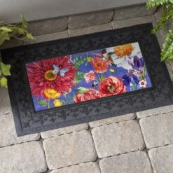 Evergreen English Garden Florals Sassafras Indoor Outdoor Switch Doormat 1'10"x10" Multicolored 8 Evergreen English Garden Florals Sassafras Indoor Outdoor Switch Doormat 1'10"x10" Multicolored -Optimal Home Decoration GUEST 8917192e 9376 41a9 abce 38227c00d121