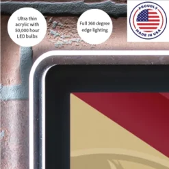 Evergreen Ultra-Thin Glazelight LED Wall Decor, Pennant, Calgary Flames- 9 X 23 Inches Made In USA -Optimal Home Decoration GUEST 8984289c 8952 445f b272 96152c40eacf 9