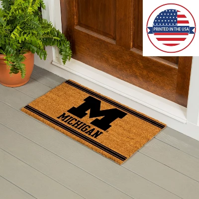 Evergreen University Of Michigan Logo Turf Mat, Brown- 28 X 16 Inches Indoor Outdoor Doormat 5 Evergreen University Of Michigan Logo Turf Mat, Brown- 28 X 16 Inches Indoor Outdoor Doormat - Image 5
