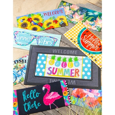 Evergreen Stars And Stripes Watering Can Sassafras Indoor Outdoor Switch Doormat 1'10"x10" Multicolored 1 Evergreen Stars And Stripes Watering Can Sassafras Indoor Outdoor Switch Doormat 1'10"x10" Multicolored