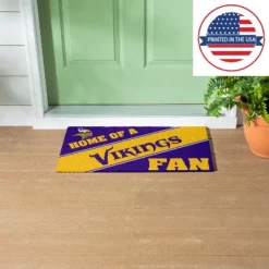 Evergreen Minnesota Vikings Looped PVC Trapper Indoor Outdoor Doormat 1'4"x2'4" Multicolored 9 Evergreen Minnesota Vikings Looped PVC Trapper Indoor Outdoor Doormat 1'4"x2'4" Multicolored -Optimal Home Decoration GUEST 8c438a61 19ef 4d4d 84bc a1f3236d1713