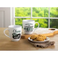 Evergreen New York Jets, Ceramic Cup O'Java 17oz Gift Set -Optimal Home Decoration GUEST 8cea28e0 97da 4f16 9390 b2bb1e06ed86