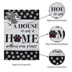 Evergreen Paw Prints Garden Burlap Flag 12.5 X 18 Inches Indoor Outdoor Decor 7 Evergreen Paw Prints Garden Burlap Flag 12.5 X 18 Inches Indoor Outdoor Decor -Optimal Home Decoration GUEST 8e18a97d 8d8c 4301 b81d 850292b49d47