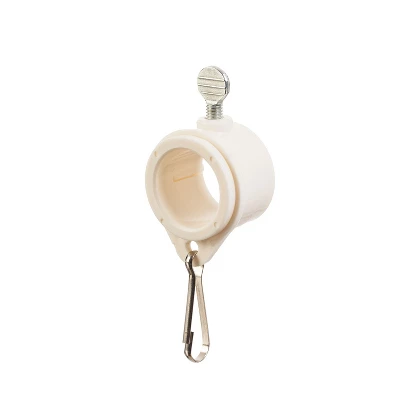 Evergreen Adjustable Clip For House Flag Pole - One Piece 1 Evergreen Adjustable Clip For House Flag Pole - One Piece