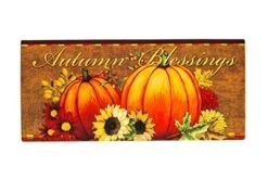 Evergreen Indoor Outdoor Doormat Bundle Set Of 5 - Frame And 4 Welcome Seasonal Inserts Pumpkins Blue Truck Welcome Snowmen -Optimal Home Decoration GUEST 8e7c82f9 c8ef 45d8 a9fb dbf1467b3ac4