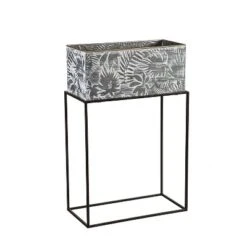 Evergreen Metallic Embossed Floral Planters, Set Of 2 -Optimal Home Decoration GUEST 93c729c1 6402 4806 9c7c 2515e80534ff