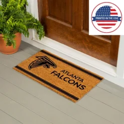 Evergreen Atlanta Falcons Logo Turf Mat, Brown- 28 X 16 Inches Indoor Outdoor Doormat -Optimal Home Decoration GUEST 95377ce1 d5c2 4381 8640 ebff75f59491