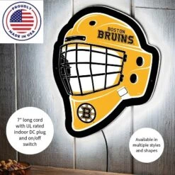 Evergreen Ultra-Thin Edgelight LED Wall Decor, Helmet, Boston Bruins- 15.6 X 19 Inches Made In USA -Optimal Home Decoration GUEST 953d4a0a 269d 41c6 b947 b61461cb6459