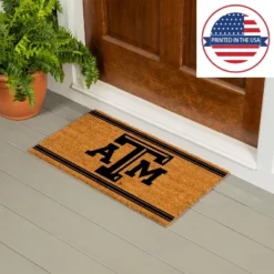 Evergreen Texas A&M Logo Turf Mat, Brown- 28 X 16 Inches Indoor Outdoor Doormat -Optimal Home Decoration GUEST 97acd874 7679 4c11 9d98 09265ee67f78