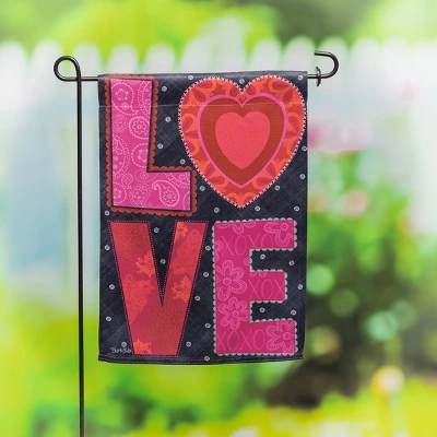 Evergreen Love Heart Garden Suede Flag 12.5 X 18 Inches Indoor Outdoor Decor 1 Evergreen Love Heart Garden Suede Flag 12.5 X 18 Inches Indoor Outdoor Decor