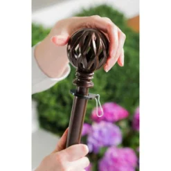 Evergreen Diamond Cut Ball Interchangeable Finial, Bronze- 4x2.25x2.25 In Durable Hardware For Flags -Optimal Home Decoration GUEST a12a3231 5caf 44a9 a5e5 87fbf667f1d7