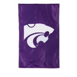 Evergreen NCAA Kansas State University Applique House Flag 28 X 44 Inches Outdoor Decor For Homes And Gardens