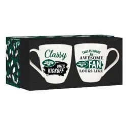 Evergreen New York Jets, Ceramic Cup O'Java 17oz Gift Set -Optimal Home Decoration GUEST a4e4d53c 0c90 4e96 8383 26b6b7417ec2
