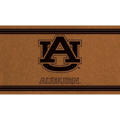 Evergreen Auburn University Logo Turf Mat, Brown- 28 X 16 Inches Indoor Outdoor Doormat 1 Evergreen Auburn University Logo Turf Mat, Brown- 28 X 16 Inches Indoor Outdoor Doormat