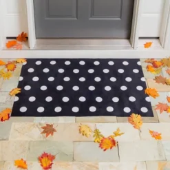Evergreen Black & White Dots Layering Mat 11.5 X 9.5 Inches Indoor And Outdoor Decor 7 Evergreen Black & White Dots Layering Mat 11.5 X 9.5 Inches Indoor And Outdoor Decor -Optimal Home Decoration GUEST a596f8f3 a826 4e50 aaa2 02ce40920fef